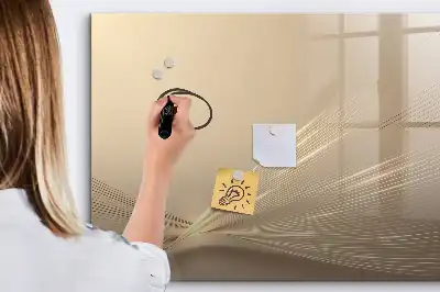 Schreib-Magnettafel mit Motiv Abstraktes Licht