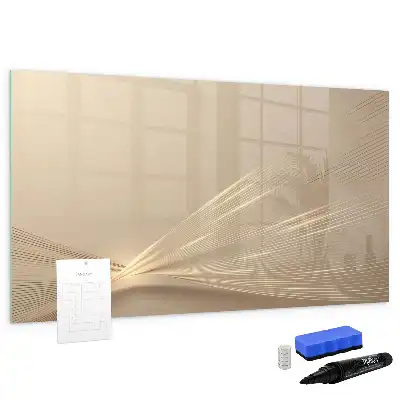 Schreib-Magnettafel mit Motiv Abstraktes Licht