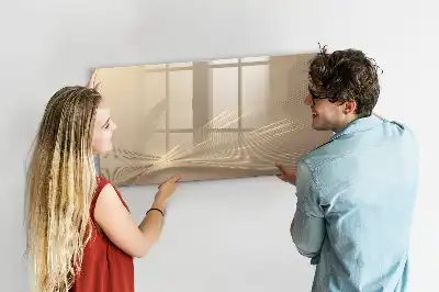 Schreib-Magnettafel mit Motiv Abstraktes Licht