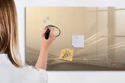Schreib-Magnettafel mit Motiv Abstraktes Licht