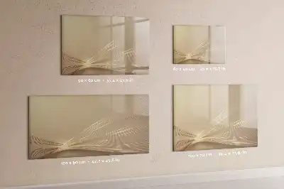 Schreib-Magnettafel mit Motiv Abstraktes Licht