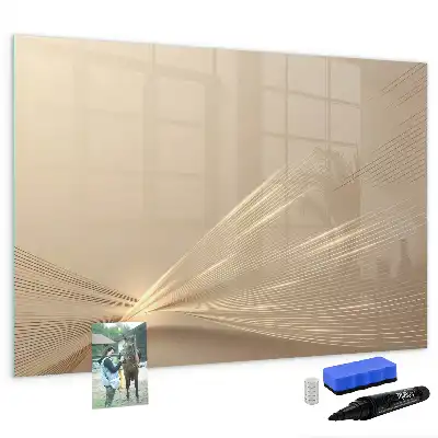 Schreib-Magnettafel mit Motiv Abstraktes Licht