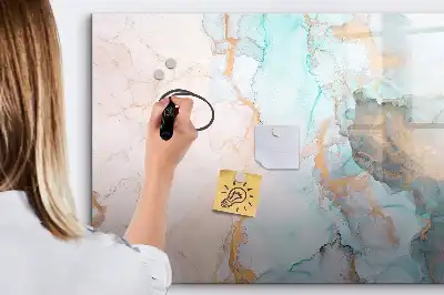Schreib-Magnettafel mit abstraktem Motiv