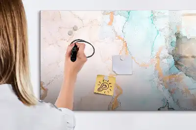 Schreib-Magnettafel mit abstraktem Motiv