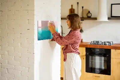 Schreib-Magnettafel mit Motiv Strand und Meer