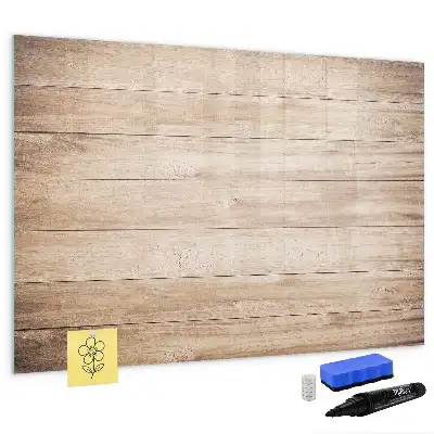 Schreibmagnettafel mit Holzoptik