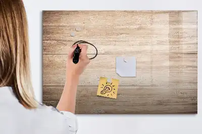 Schreibmagnettafel mit Holzoptik