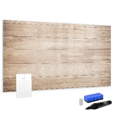 Schreibmagnettafel mit Holzoptik