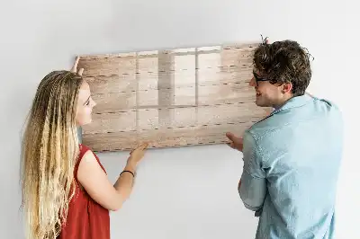 Schreibmagnettafel mit Holzoptik