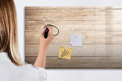 Schreibmagnettafel mit Holzoptik