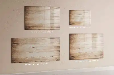 Schreibmagnettafel mit Holzoptik