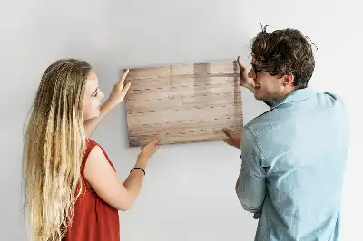 Schreibmagnettafel mit Holzoptik