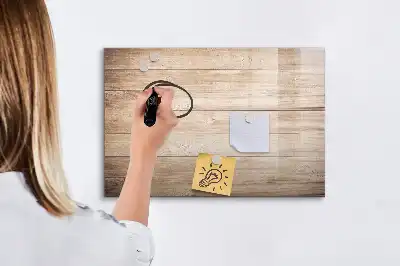 Schreibmagnettafel mit Holzoptik
