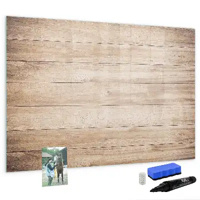 Schreibmagnettafel mit Holzoptik