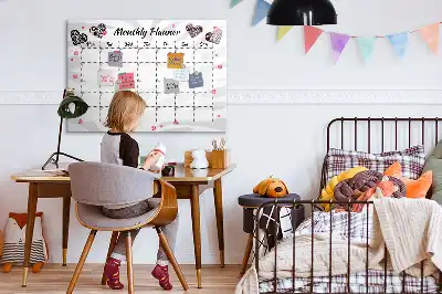 Schreib-Magnettafel eleganter Monatsplaner