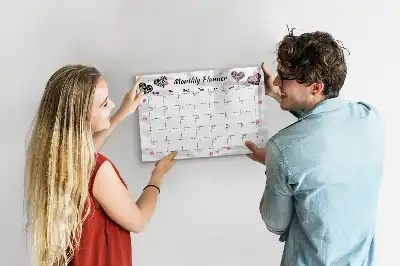 Schreib-Magnettafel eleganter Monatsplaner