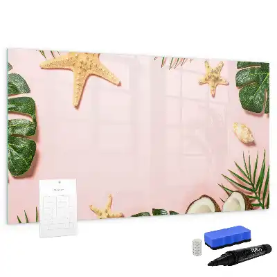 Beschreibbare Magnettafel mit Sommerstimmung Motiv