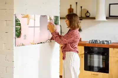 Beschreibbare Magnettafel mit Sommerstimmung Motiv