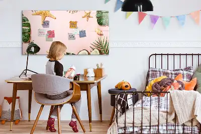 Beschreibbare Magnettafel mit Sommerstimmung Motiv