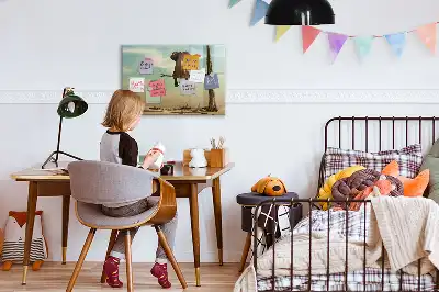 Beschreibbare Magnettafel mit Motiv Elefant auf dem Baum
