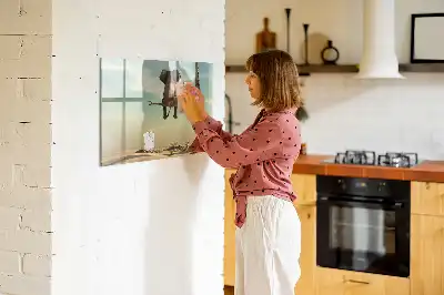 Beschreibbare Magnettafel mit Motiv Elefant auf dem Baum