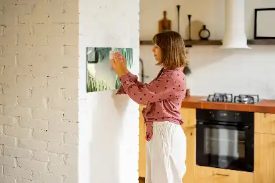 Schreib-Magnettafel mit Monstera-Blätter Motiv