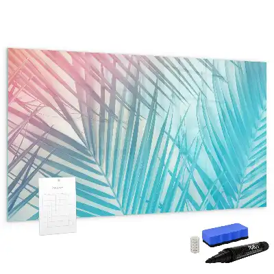Beschreibbare Magnettafel mit Motiv tropische Palme