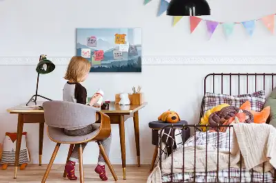 Schreib-Magnettafel mit Motiv Berglandschaft