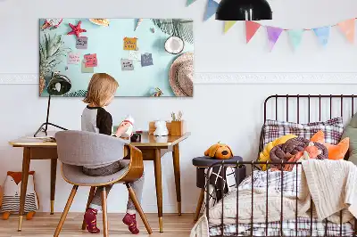 Beschreibbare Magnettafel mit dem Motiv Sommerkomposition