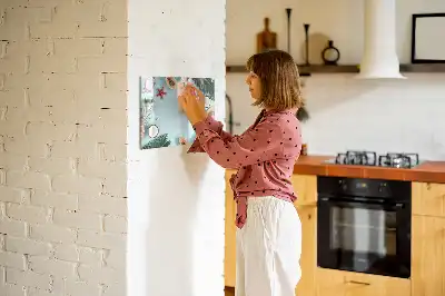 Beschreibbare Magnettafel mit dem Motiv Sommerkomposition