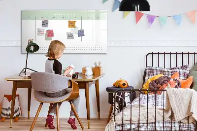 Wochenplaner beschreibbare Magnettafel
