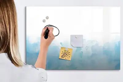 Beschreibbare Magnettafel Colorflecken