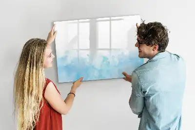 Beschreibbare Magnettafel Colorflecken