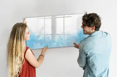 Beschreibbare Magnettafel Colorflecken