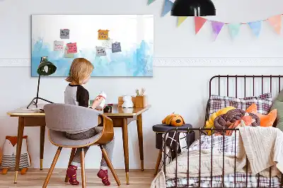 Beschreibbare Magnettafel Colorflecken