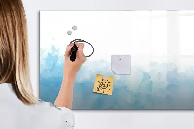 Beschreibbare Magnettafel Colorflecken