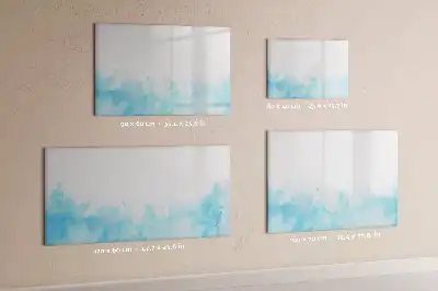 Beschreibbare Magnettafel Colorflecken