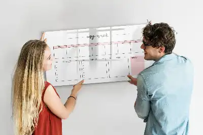 Beschreibbare Magnettafel mein Wochenplaner