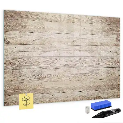 Schreib-Magnettafel aus Holzpaneelen