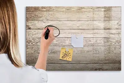 Schreib-Magnettafel aus Holzpaneelen