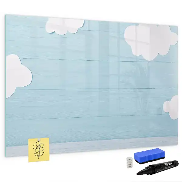 Beschreibbare Magnettafel für Kinder in kindgerechtem Design