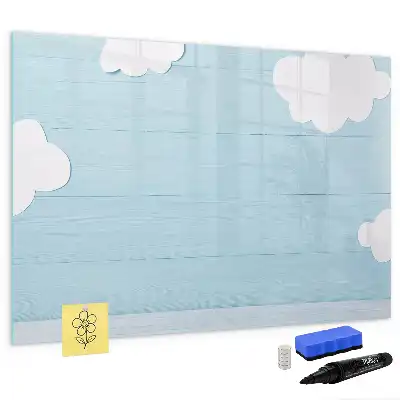 Beschreibbare Magnettafel für Kinder in kindgerechtem Design