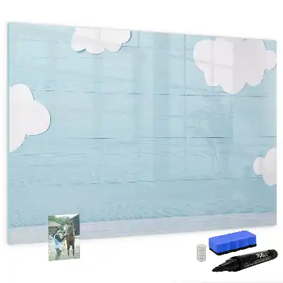 Beschreibbare Magnettafel für Kinder in kindgerechtem Design