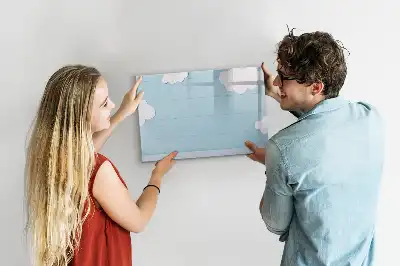 Beschreibbare Magnettafel für Kinder in kindgerechtem Design
