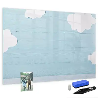 Beschreibbare Magnettafel für Kinder in kindgerechtem Design