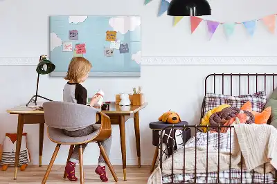 Beschreibbare Magnettafel für Kinder in kindgerechtem Design