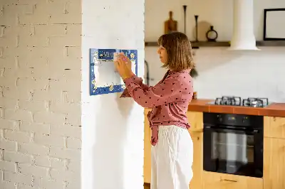 Schreib-Magnettafel kosmischer Wochenplaner