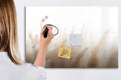 Magnetische Schreibtafel mit körniger Abstraktionsoptik