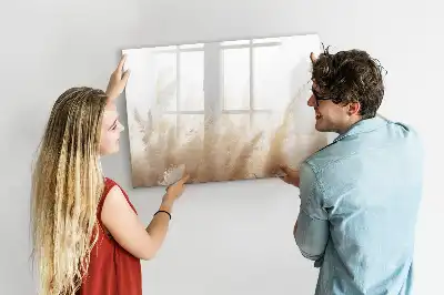 Magnetische Schreibtafel mit körniger Abstraktionsoptik