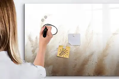 Magnetische Schreibtafel mit körniger Abstraktionsoptik